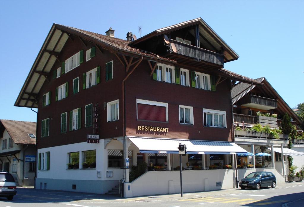 Hotel Bahnhof Reichenbach im Kandertal Exterior foto